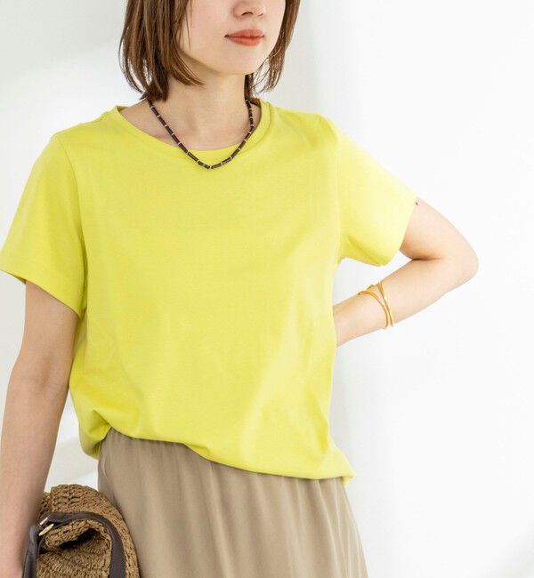 NOLLEY'S「《ノーリーズオリジナル美容Tシャツ》シルクアミノ酸加工Ｔシャツ」|Tシャツ・カットソー|