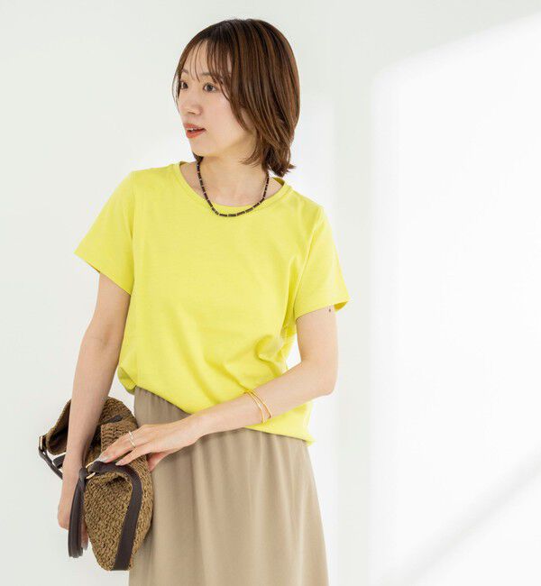 NOLLEY'S「《ノーリーズオリジナル美容Tシャツ》シルクアミノ酸加工Ｔシャツ」|Tシャツ・カットソー|