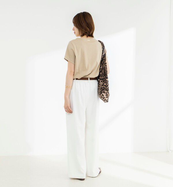 NOLLEY'S「《ノーリーズオリジナル美容Tシャツ》シルクアミノ酸加工Ｔシャツ」|Tシャツ・カットソー|