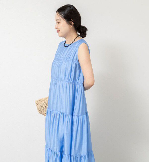 NOLLEY'S sophi「 【一部WEB限定カラー】ウォッシャブルシアーローンティアード2WAYワンピース」|ワンピース|