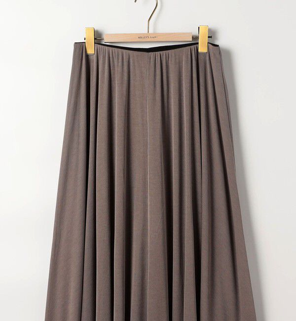 NOLLEY'S sophi「【WEB限定】《セットアップ対応》ウォッシャブルフィブリルテレコフレアーマキシスカート」|スカート|