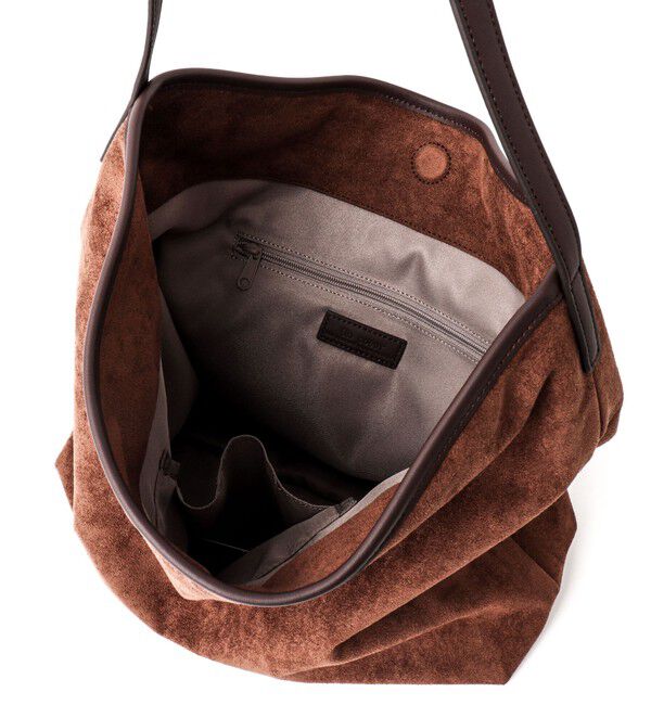 NOLLEY'S goodman「【Un coeur/アンクール】K906019 SUEDE DRAPE ONE SHOULDER」|ショルダー・メッセンジャー|