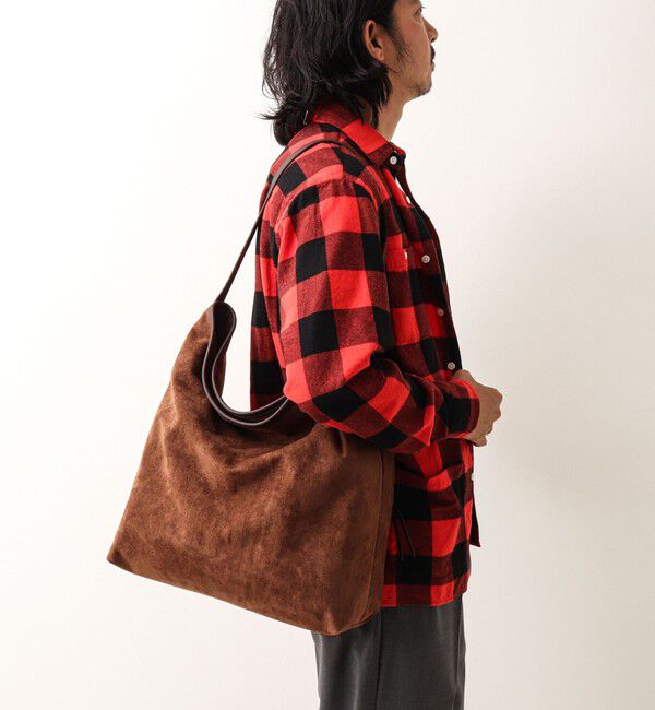 NOLLEY'S goodman「【Un coeur/アンクール】K906019 SUEDE DRAPE ONE SHOULDER」|ショルダー・メッセンジャー|