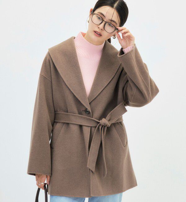 NOLLEY'S sophi「リバーショールコート」|ダッフルコート|