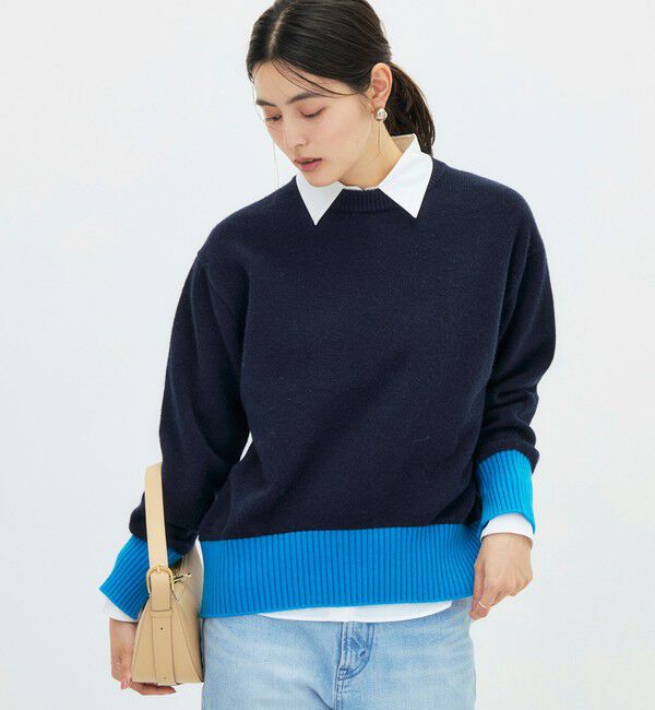 NOLLEY'S「【WEB＆店舗限定カラーあり】MUSICクルーネックプルオーバー」|ニット・セーター|