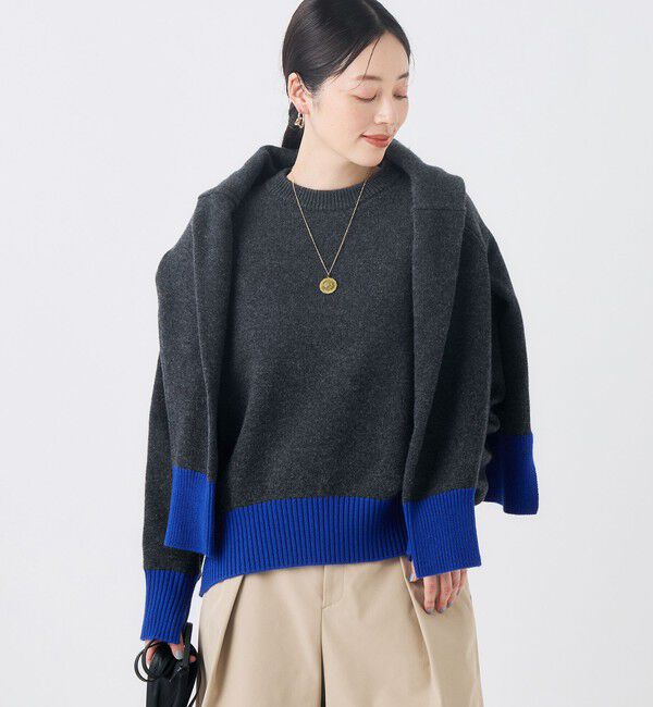 NOLLEY'S「【WEB＆店舗限定カラーあり】MUSICクルーネックプルオーバー」|ニット・セーター|