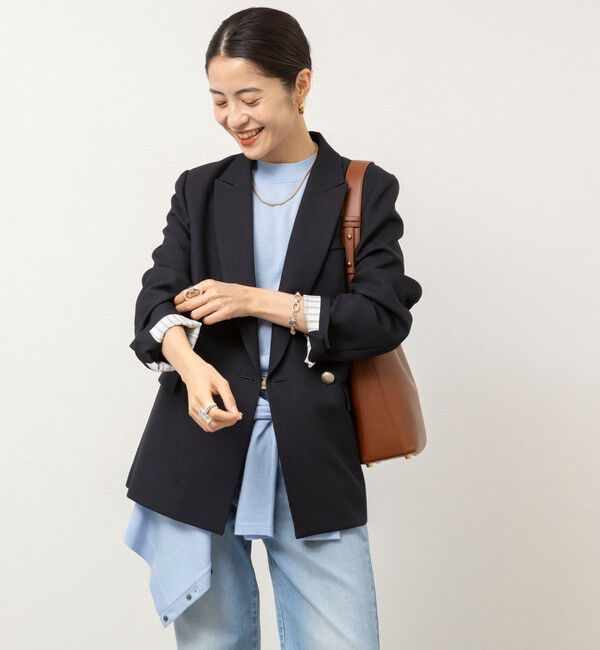 NOLLEY'S sophi「《セットアップ対応》シャークダブルジャケット」|テーラードジャケット|