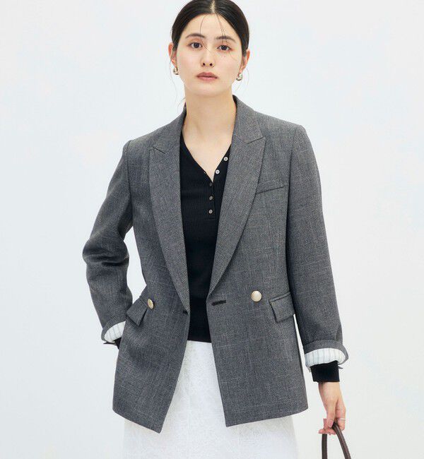 NOLLEY'S sophi「《セットアップ対応》シャークダブルジャケット」|テーラードジャケット|