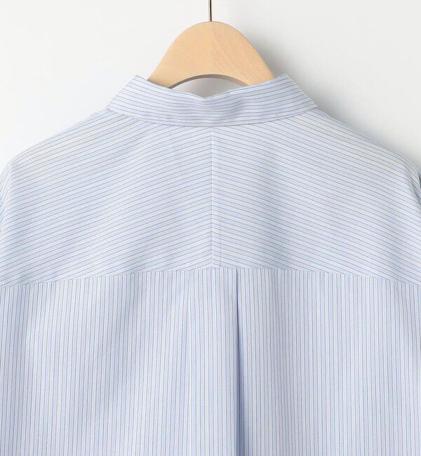 NOLLEY'S sophi「ウォッシャブル120/2ストライプオーバーシャツ」|シャツ・ブラウス|