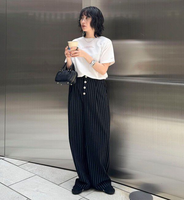 fredy emue「シルケットラウンドヘムTシャツ」|Tシャツ・カットソー|