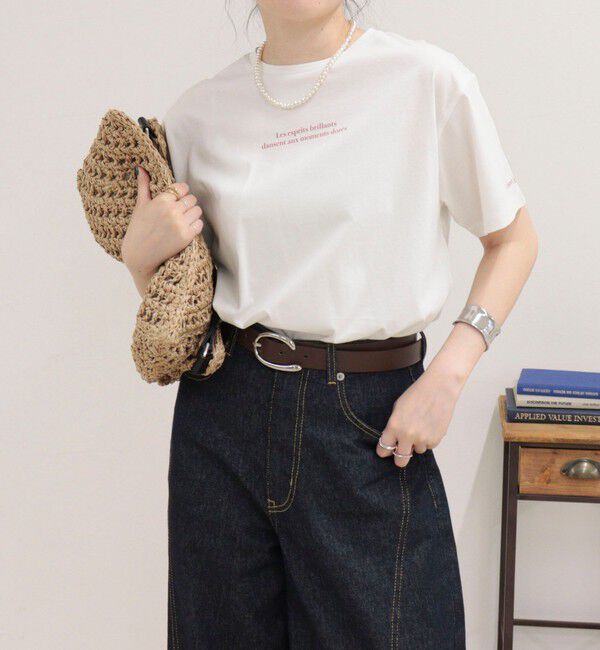 fredy emue「シルケットラウンドヘムTシャツ」|Tシャツ・カットソー|