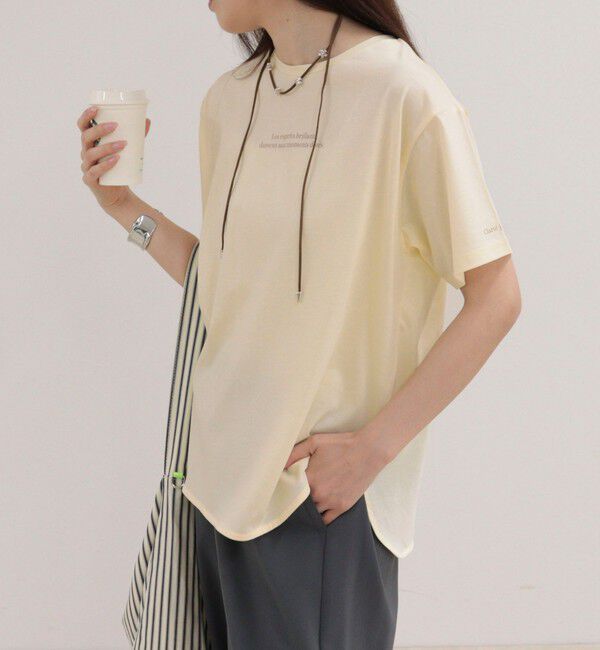 fredy emue「シルケットラウンドヘムTシャツ」|Tシャツ・カットソー|