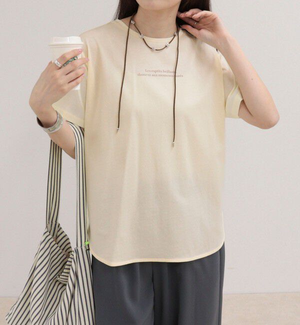 fredy emue「シルケットラウンドヘムTシャツ」|Tシャツ・カットソー|