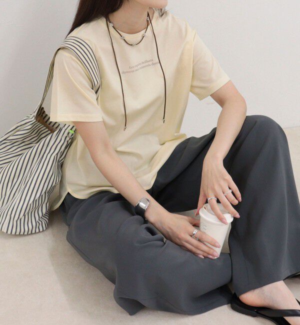 fredy emue「シルケットラウンドヘムTシャツ」|Tシャツ・カットソー|
