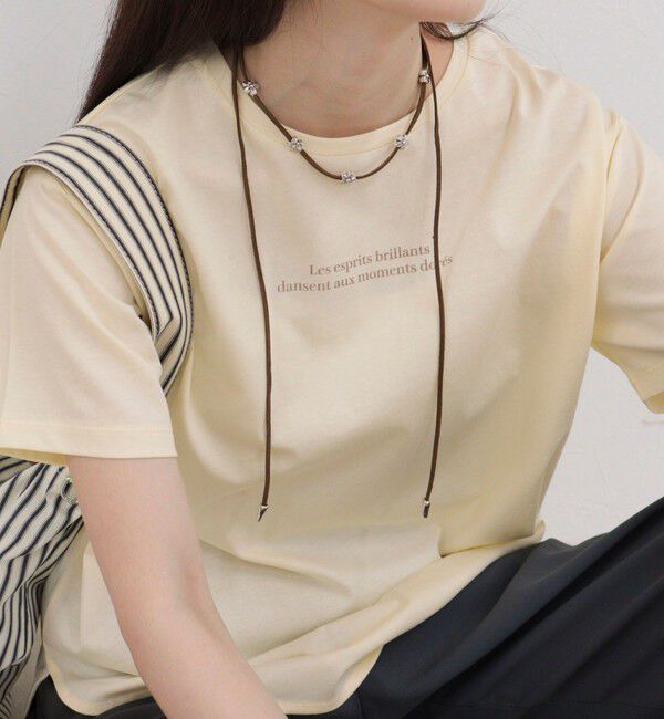 fredy emue「シルケットラウンドヘムTシャツ」|Tシャツ・カットソー|