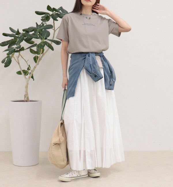 fredy emue「シルケットラウンドヘムTシャツ」|Tシャツ・カットソー|