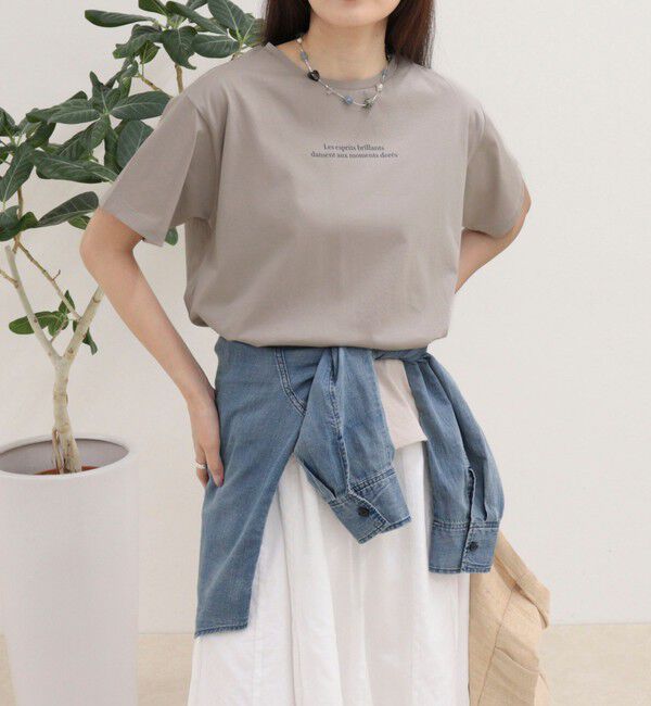 fredy emue「シルケットラウンドヘムTシャツ」|Tシャツ・カットソー|