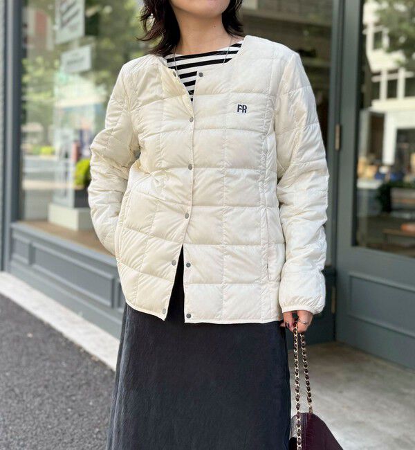 fredy emue「《別注》【TAION/タイオン】CREW NECK BUTTON DOWN JKT ダウンジャケット」|ダウン|
