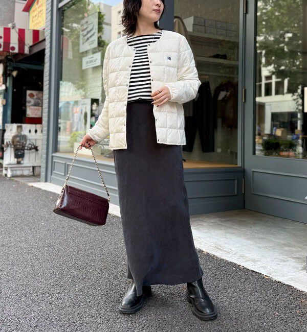 fredy emue「《別注》【TAION/タイオン】CREW NECK BUTTON DOWN JKT ダウンジャケット」|ダウン|