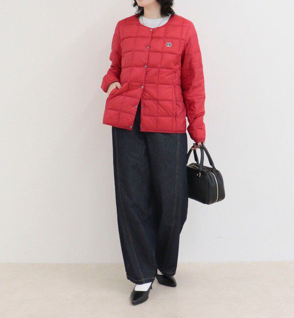 fredy emue「《別注》【TAION/タイオン】CREW NECK BUTTON DOWN JKT ダウンジャケット」|ダウン|