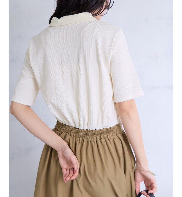 VIS「カットポロドッキングワンピース」|ワンピース|