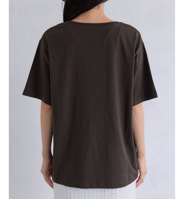 VIS「レースレイヤードロゴ半袖Tシャツ」|Tシャツ・カットソー|