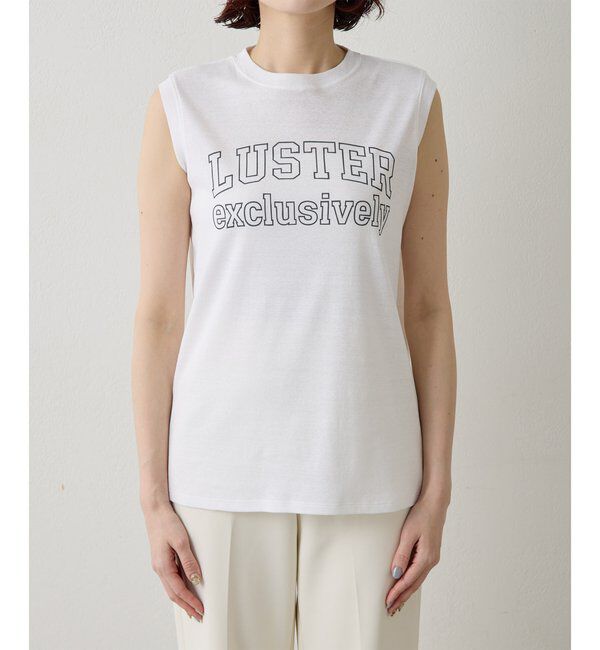  「ノースリーブロゴTシャツ」|Tシャツ・カットソー|