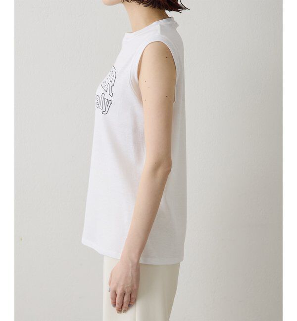  「ノースリーブロゴTシャツ」|Tシャツ・カットソー|
