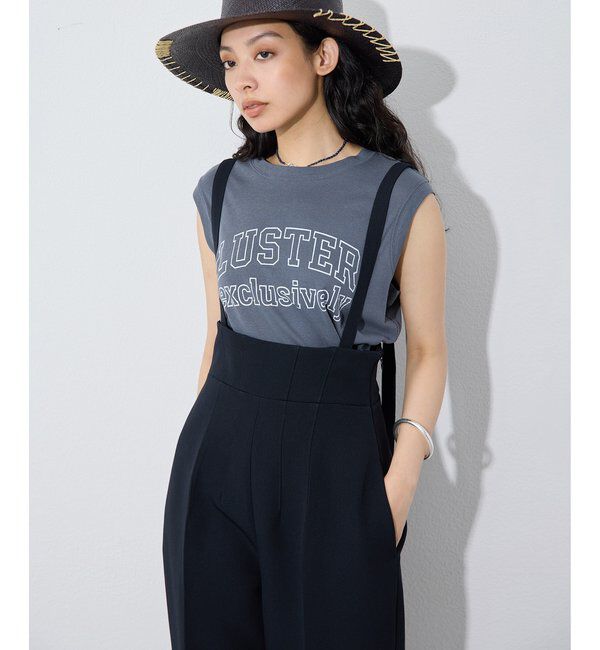  「ノースリーブロゴTシャツ」|Tシャツ・カットソー|