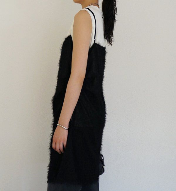  「【earthy_/アーシー】シアーキャミワンピース」|ワンピース|