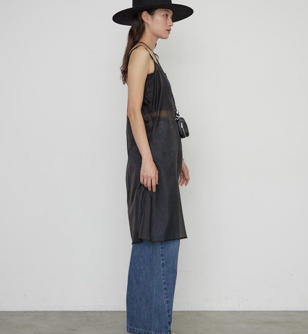  「【earthy_/アーシー】シアーキャミワンピース」|ワンピース|