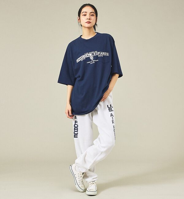 Rouge vif「【Americana/アメリカーナ&times;ORIGINAL Charcoal/オリジナ」|Tシャツ・カットソー|