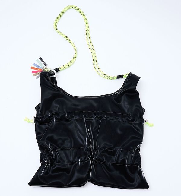 NOMINE「【cheek】tiered code one shoul ティアード ギャザー」|ショルダー・メッセンジャー|