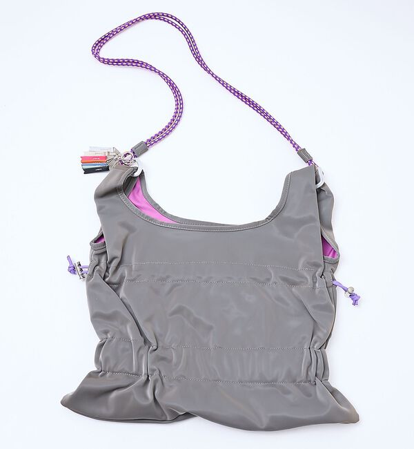NOMINE「【cheek】tiered code one shoul ティアード ギャザー」|ショルダー・メッセンジャー|