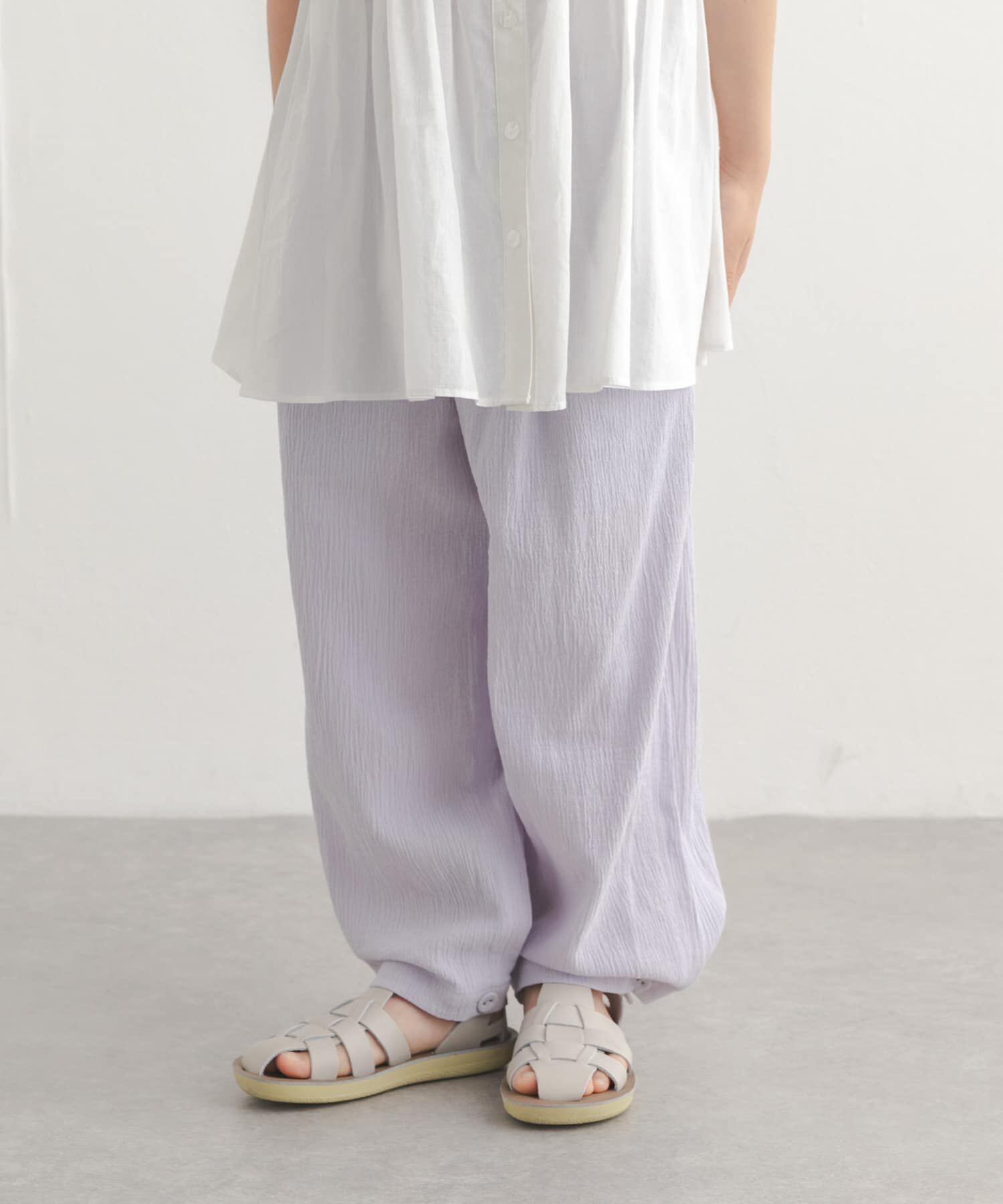 URBAN RESEARCH DOORS「裾ボタン2WAYタックパンツ(KIDS)」|その他|ラベンダー