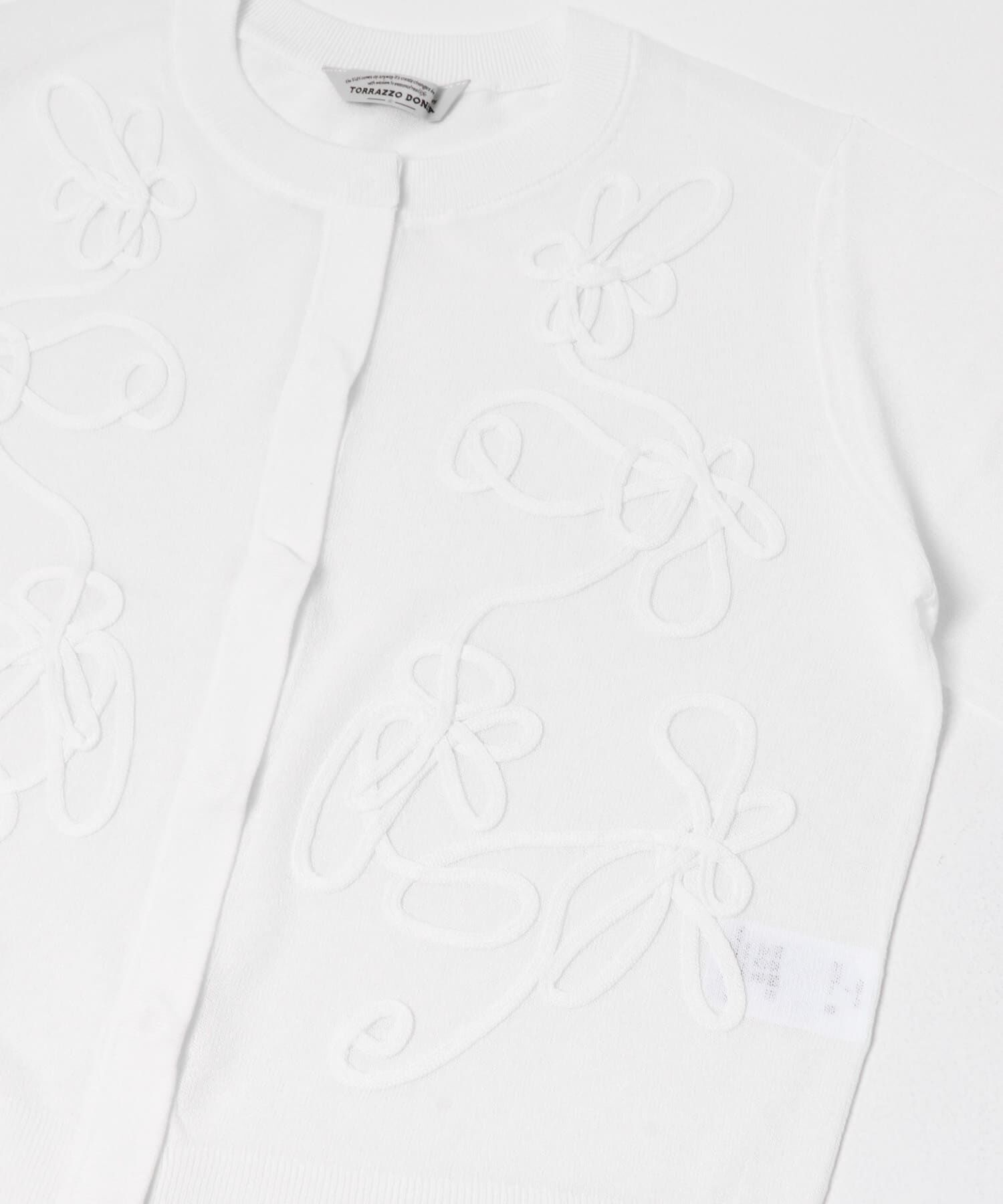 URBAN RESEARCH ROSSO「Torrazzo Donna　CORD LACE SHEER CARDIGAN」|カーディガン|