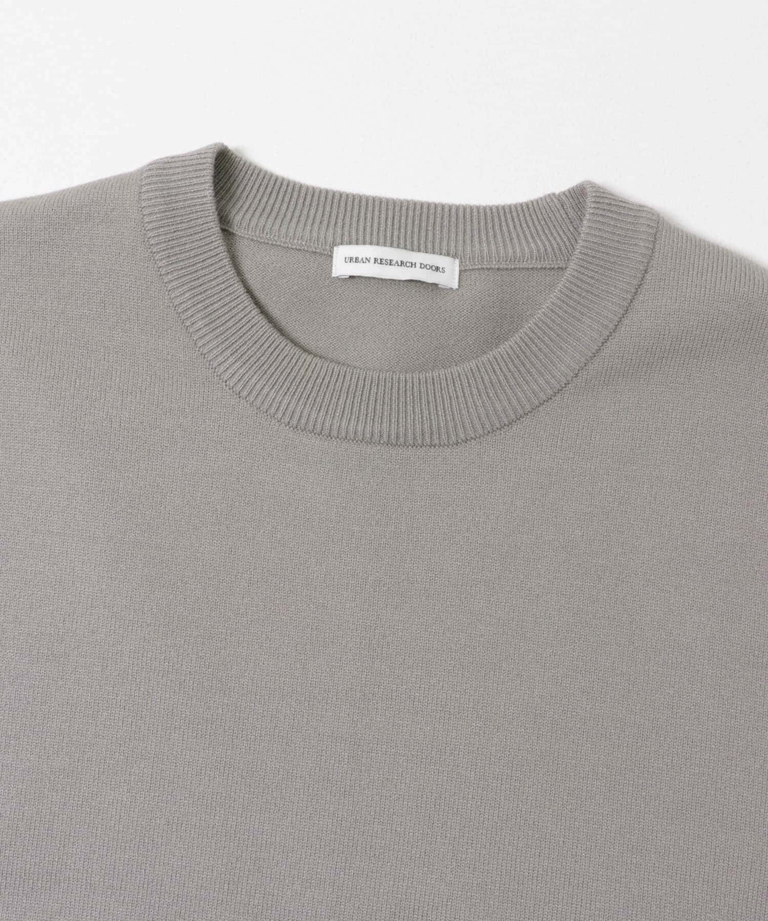 URBAN RESEARCH DOORS「『UR TECH』200日ニット クルーネック」|ニット・セーター|