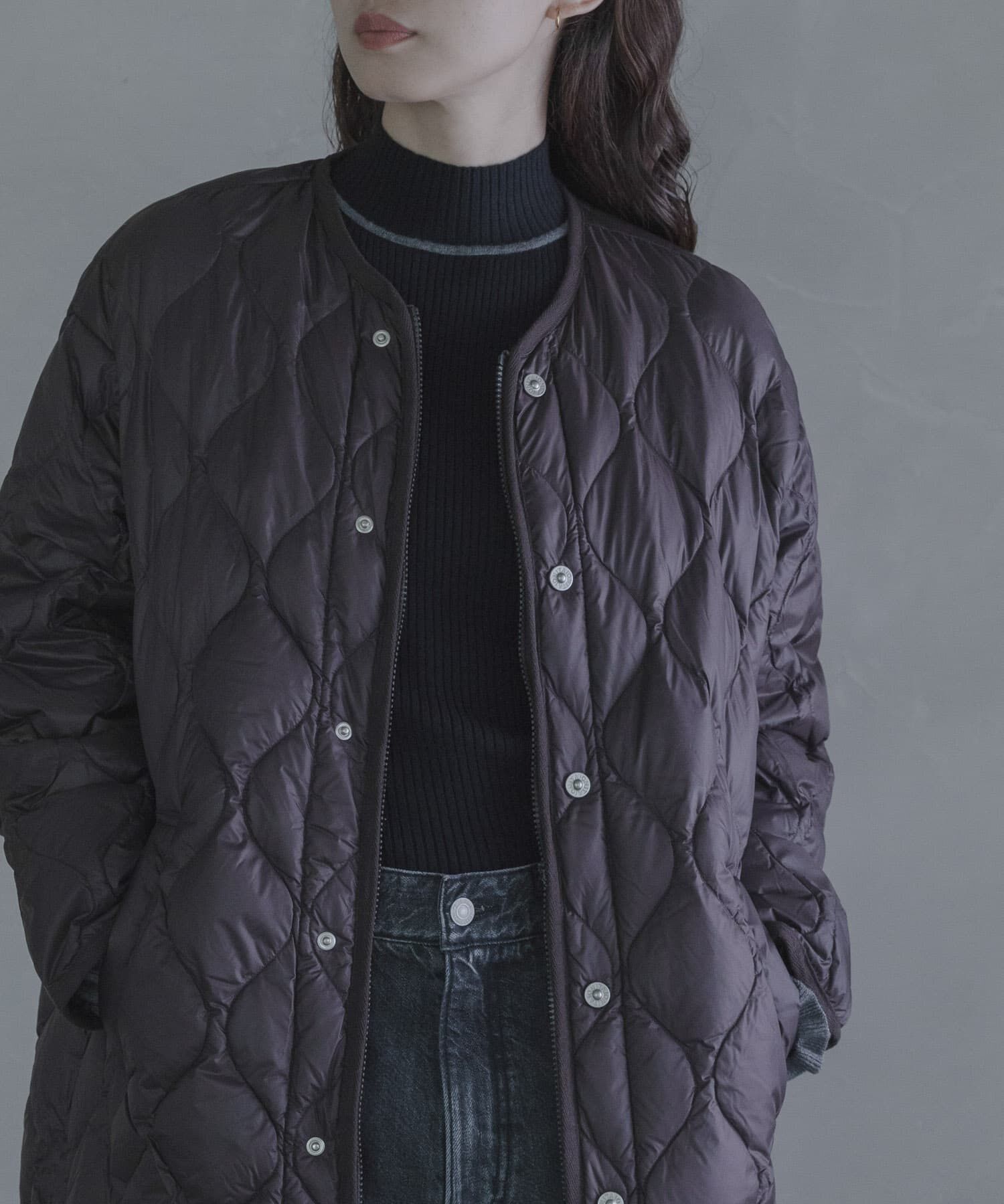 Sonny Label 「静電防止フリルハイネックリブニットプルオーバー」|ニット・セーター|