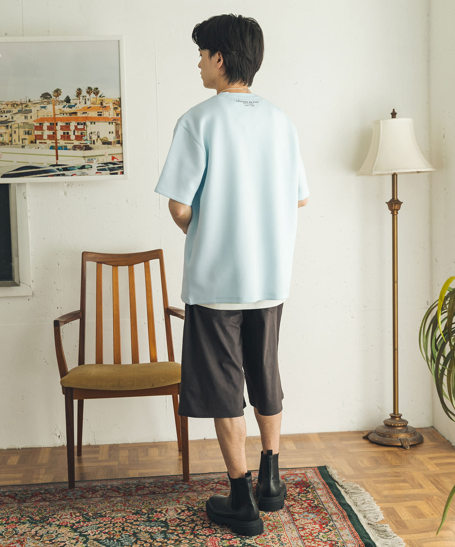 SENSE OF PLACE by URBAN RESEARCH「『別注』『イージーケア/吸水速乾/接触冷感』ART T-SHIRTS A(davinci)」|Tシャツ・カットソー|