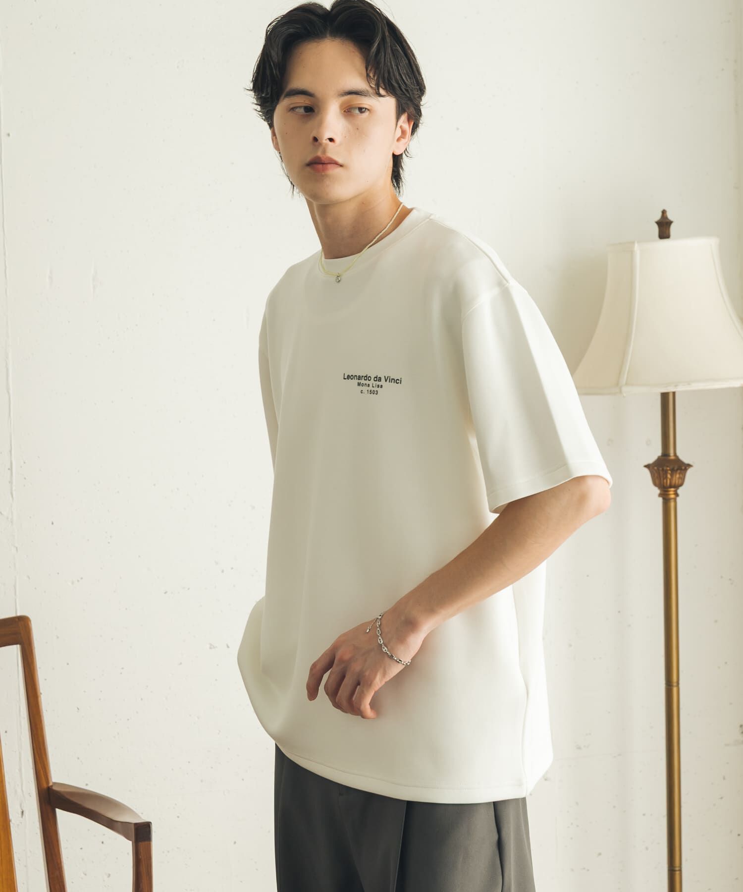 SENSE OF PLACE by URBAN RESEARCH「『別注』『イージーケア/吸水速乾/接触冷感』ART T-SHIRTS B(davinci)」|Tシャツ・カットソー|