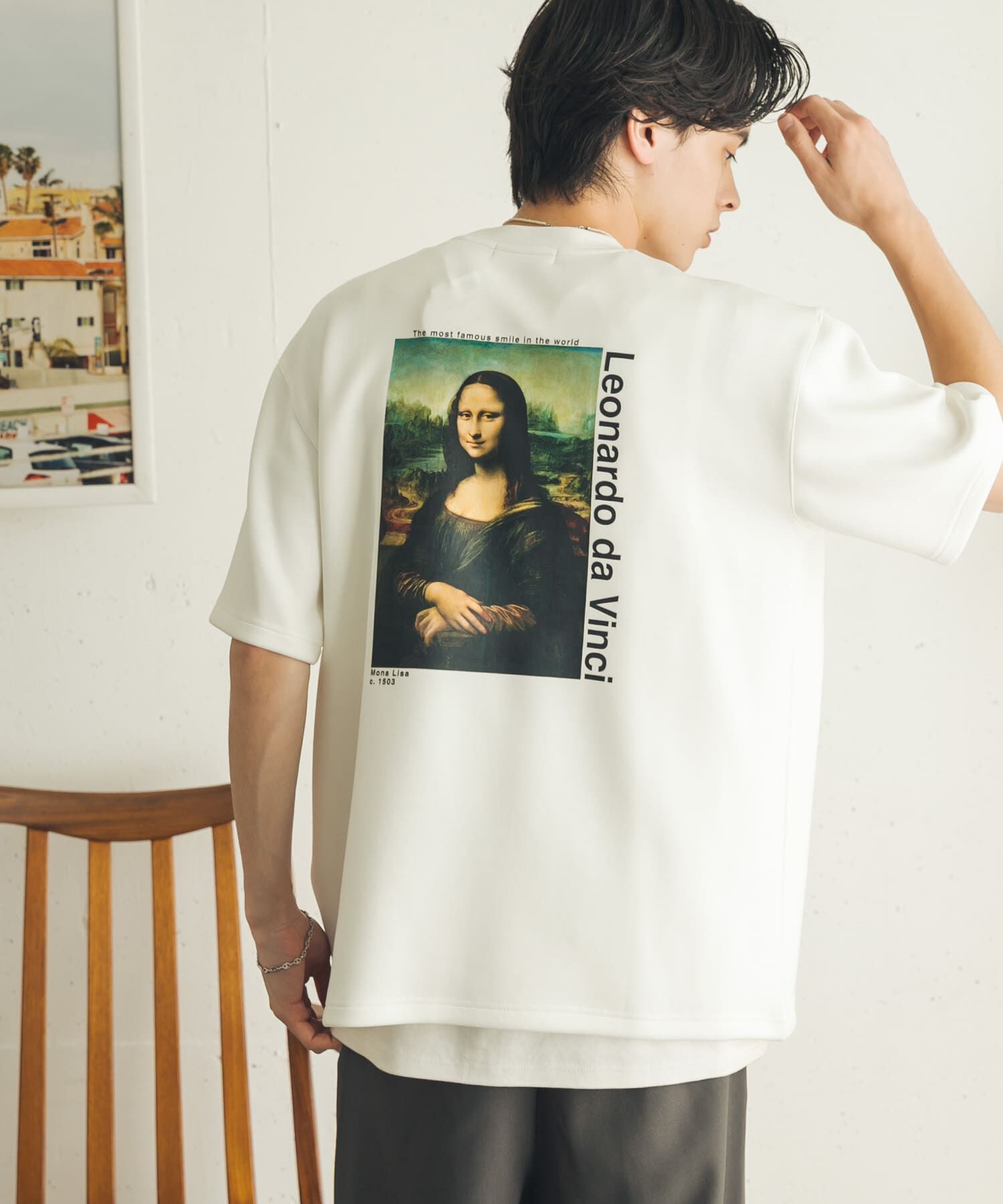 SENSE OF PLACE by URBAN RESEARCH「『別注』『イージーケア/吸水速乾/接触冷感』ART T-SHIRTS B(davinci)」|Tシャツ・カットソー|