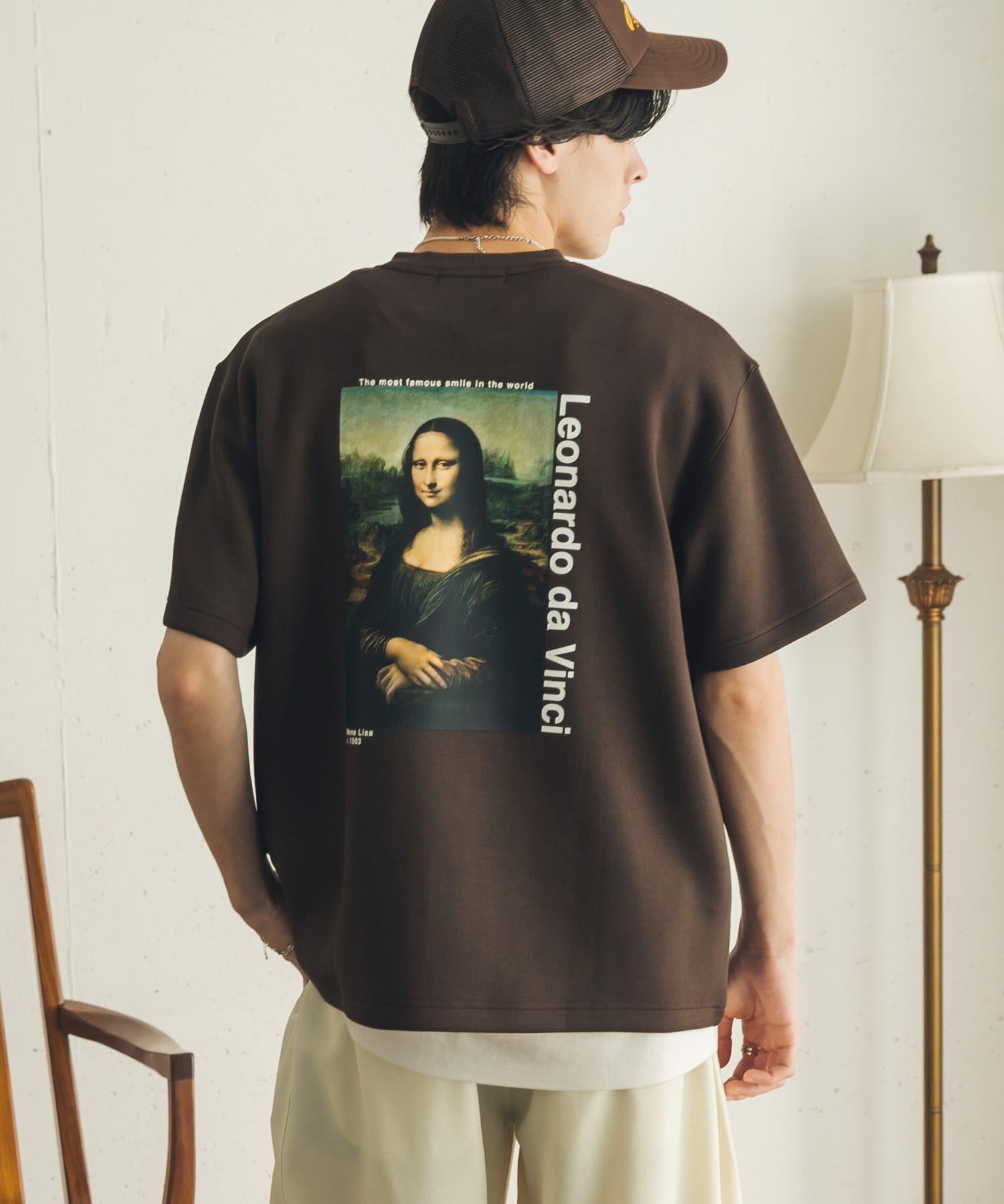 SENSE OF PLACE by URBAN RESEARCH「『別注』『イージーケア/吸水速乾/接触冷感』ART T-SHIRTS B(davinci)」|Tシャツ・カットソー|