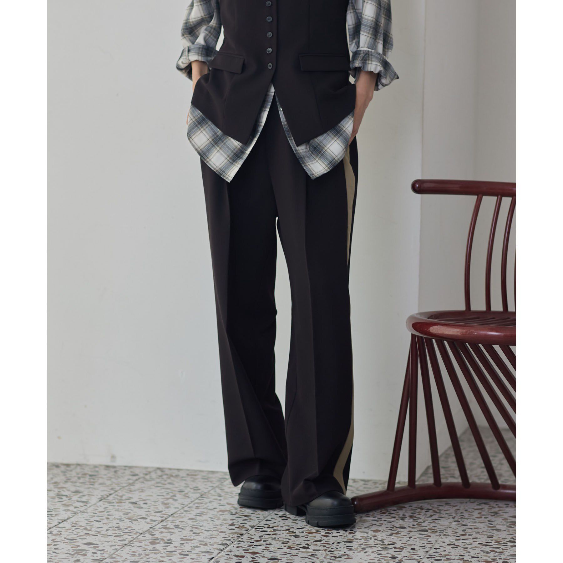 GALLEST「Comfy Slacks｜イージーサイドラインワイドパンツ」|その他|