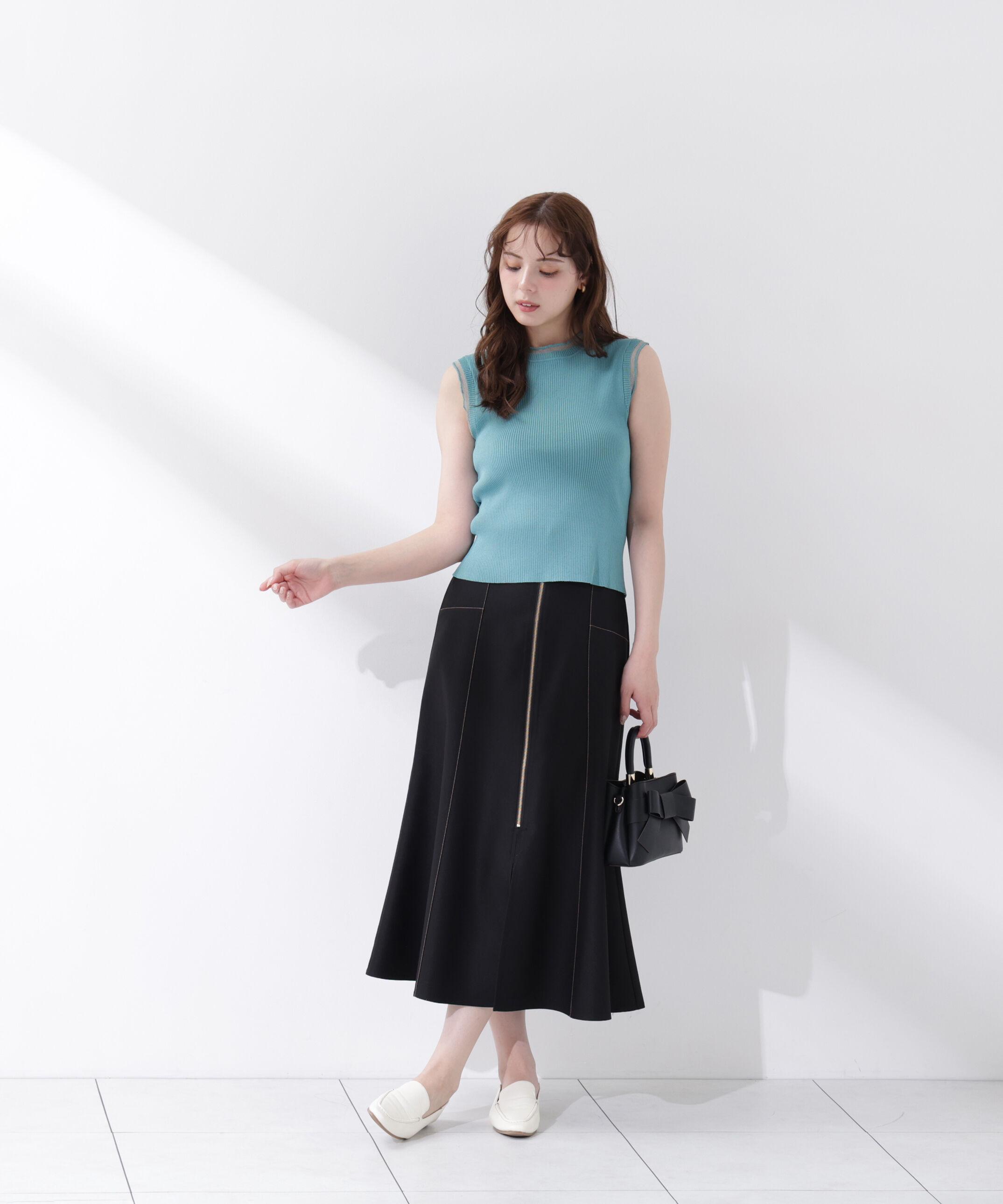 PROPORTION BODY DRESSING「＜中川紅葉さん着用＞フロントジップマーメイドスカート」|スカート|