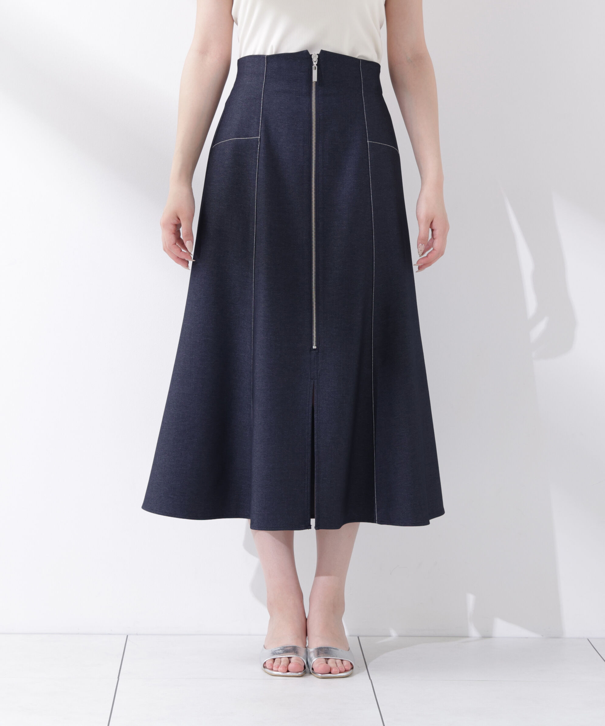 PROPORTION BODY DRESSING「＜中川紅葉さん着用＞フロントジップマーメイドスカート」|スカート|