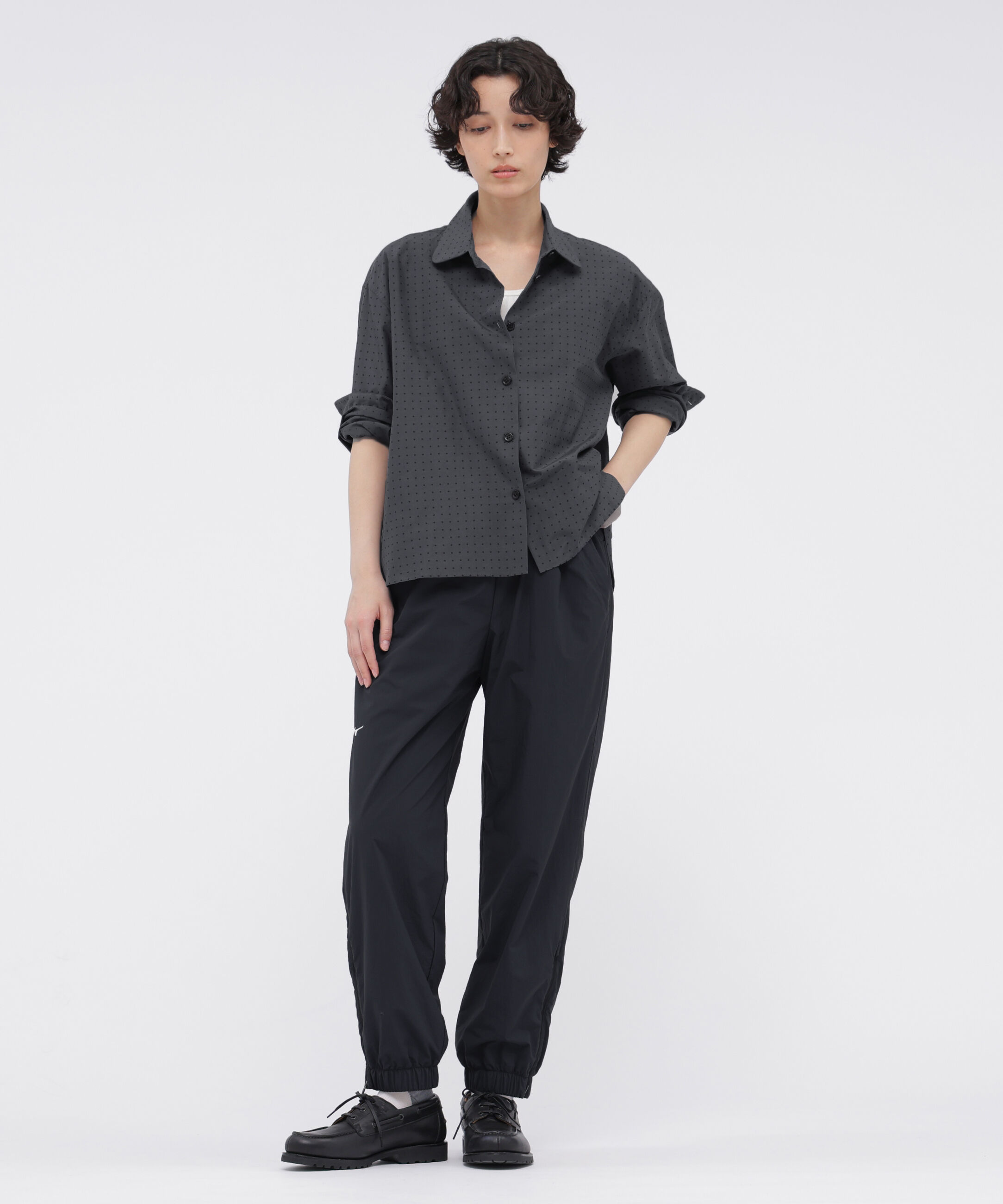  「SPOT PRINT COTTON SILK SHIRT」|シャツ・ブラウス|