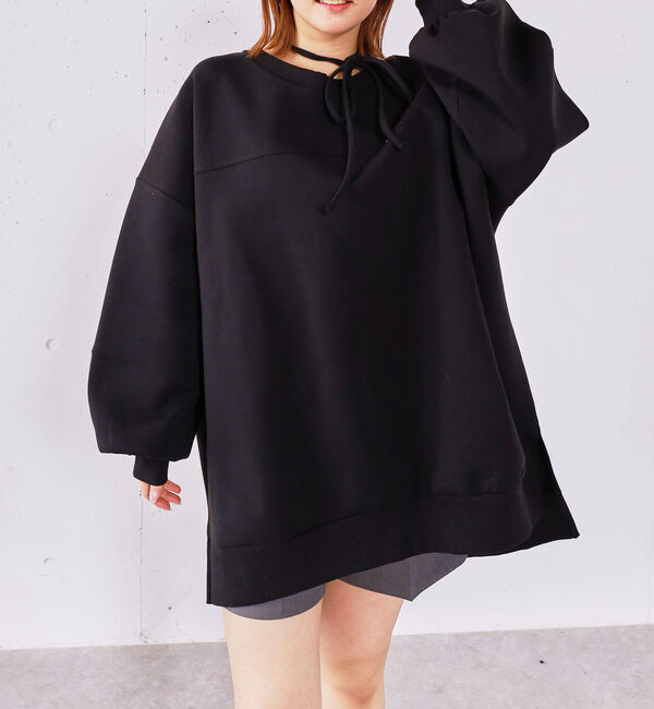 archives「ダンボールＢＩＧプルオーバー」|Tシャツ・カットソー|BLACK