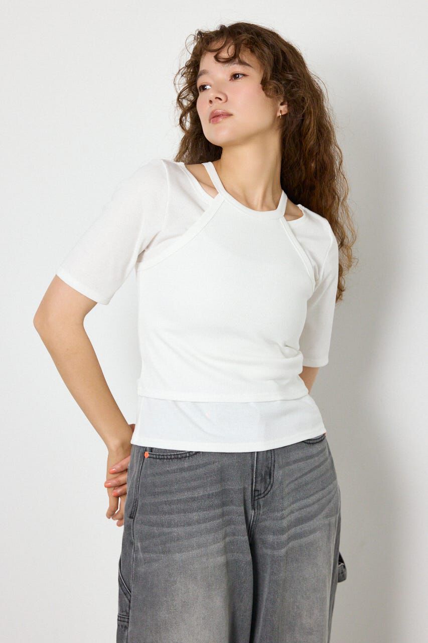 RODEO CROWNS「clavicle openTシャツ」|Tシャツ・カットソー|