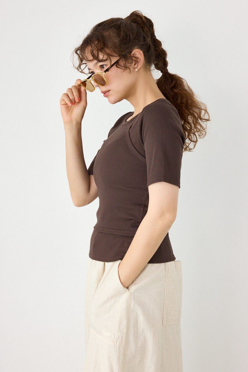 RODEO CROWNS「clavicle openTシャツ」|Tシャツ・カットソー|