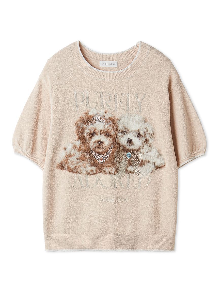SNIDEL HOME「DOGラメジャガードプルオーバー」|ルームウェア|